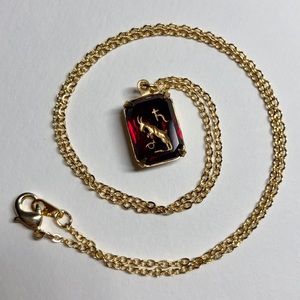 Vintage 50s Capricorn Zodiac Nacklace